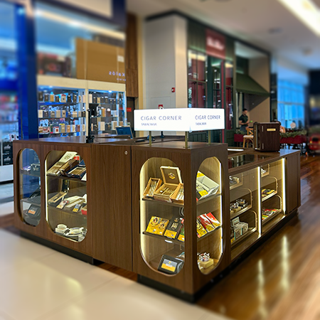 Logo da loja cigar corner tabacaria